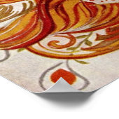 De vuurvogel van Leon Samoilovitch Bakst Poster (Hoek)