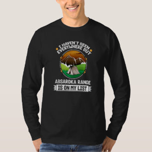 De waaier van Absaroka is op Mijn lijst het Wandel T-shirt