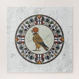 De Waakzame Hemel: Goddelijke Valk van Horus Konin Legpuzzel