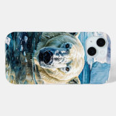 De waakzame Ice Guardian Case-Mate iPhone Case (Achterkant (horizontaal))