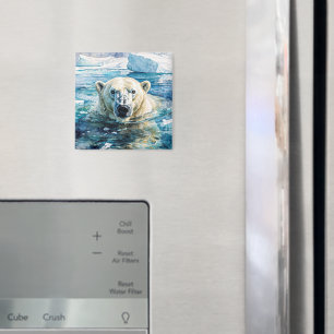 De waakzame Ice Guardian Magneet