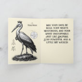 De Waakzame Ooievaar van Halphas Kaart (Binnen)