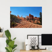 De waanzin van Bryce Canyon Poster (Thuiskantoor)