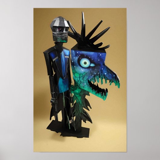 De waanzinnige biologie van het Hammerhanded Surre Poster (Voorkant)