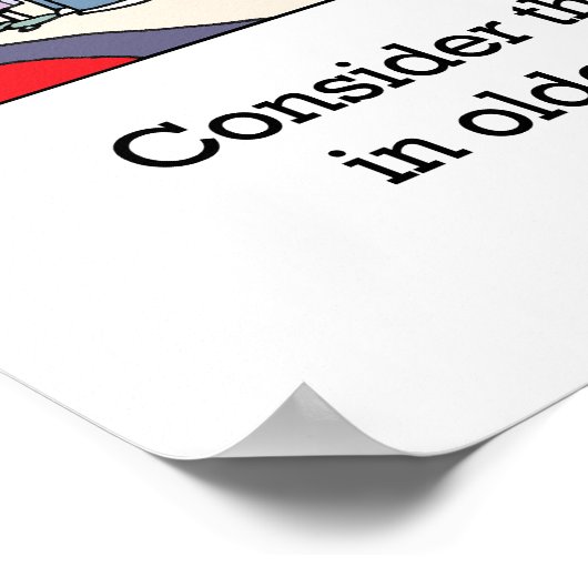 De waarde in poster Oudere startpunten (Hoek)