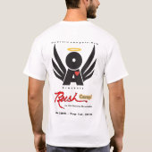 De Waarde T-Shirt Witte RushCamp van mannen! 2019 (Achterkant)