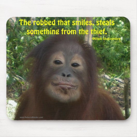 De waarde van een glimlach muismat (Voorkant)