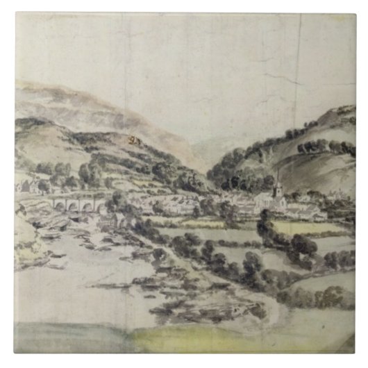 De waarde van Llangollen (m/v op papier) Tegeltje (Voorkant)