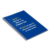 De waarde van moraal in het leven notitieboek (Rechterzijde)