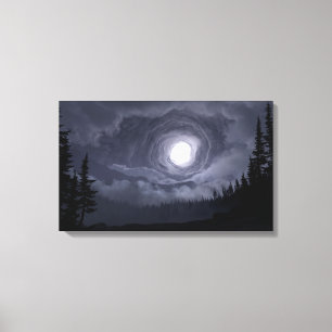 De waarde van Selene Canvas Afdruk