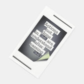 De waarde van tijd servet (Hoek)