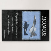 De waardigheid bestaat niet in het bezit van eer legpuzzel (Horizontaal)