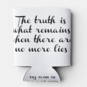 De waarheid blijft bestaan blikjeskoeler (Achterkant)