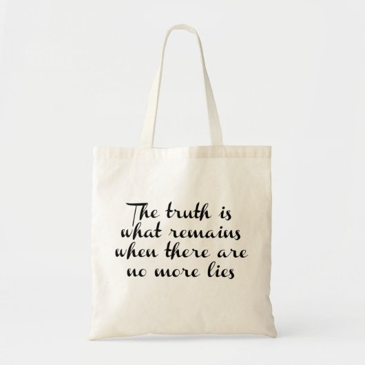 De waarheid blijft bestaan tote bag (Voorkant)