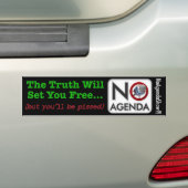 De waarheid doet pijn bumpersticker (Op auto)