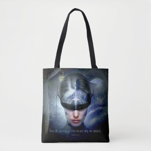 De waarheid houdt niet op te bestaan Canvas tas (Voorkant)