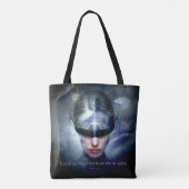 De waarheid houdt niet op te bestaan Canvas tas (Achterkant)