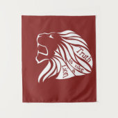 De waarheid is als een leeuw wandkleed (Voorkant)