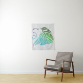 De waarheid is als een leeuwengaan. wandkleed (In situ)