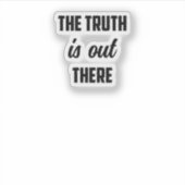 De waarheid is daar: Mystery Seeker Investigator Sticker (Voorkant)