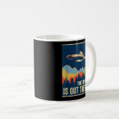 De waarheid is daar TShirt Area 51 Alien UFO Koffiemok (Voorkant rechts)