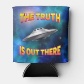 De waarheid is daar - vliegende saucer UFO-melkweg Blikjeskoeler (Voorkant)
