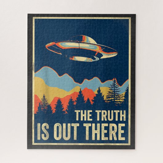 De waarheid is dat er 51 buitenaardse ufo is legpuzzel (Verticaal)