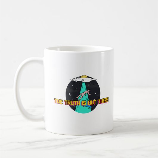 De waarheid is er. koffiemok (Links)