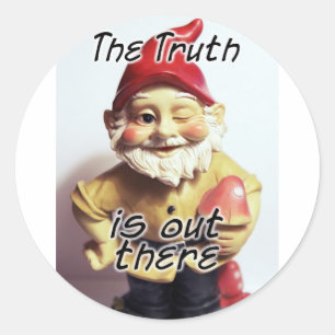 De waarheid is er ronde sticker