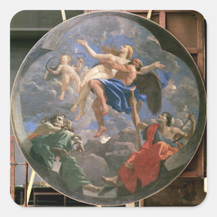 De waarheid is weg voor tijd voorbij het bereik va vierkante sticker