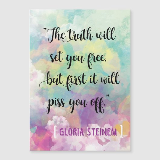 "De waarheid..." kaart (Voorkant)