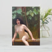 De waarheid komt uit haar goed - Jean-Leon Gerome Kaart (Staand voorkant)