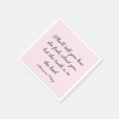 De waarheid ligt in de luiers. servet (Hoek)