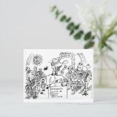 De waarheid over de bijbel (Cartoon) Briefkaart (Staand voorkant)