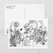 De waarheid over de bijbel (Cartoon) Briefkaart (Voorkant / Achterkant)