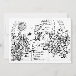 De waarheid over de Bijbel (Cartoon) Flat Card