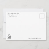 De waarheid over de Bijbel (Cartoon) Flat Card (Achterkant)