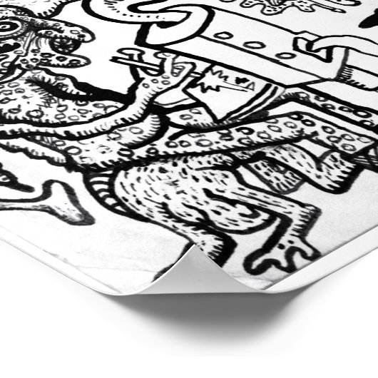 De waarheid over de bijbel (Cartoon) Poster (Hoek)