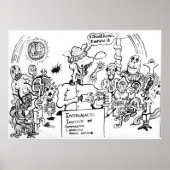 De waarheid over de bijbel (Cartoon) Poster (Voorkant)