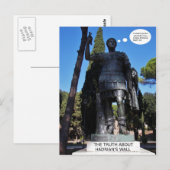 De waarheid over de muur van Hadrian. Briefkaart (Voorkant / Achterkant)