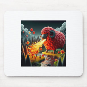 De waarheid over de Welshe Draak Sticker Muismat