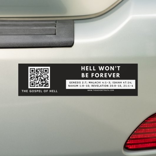 De waarheid over Hellfire Bumpersticker (Op auto)