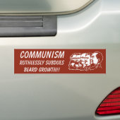 De waarheid over het communisme bumpersticker (Op auto)