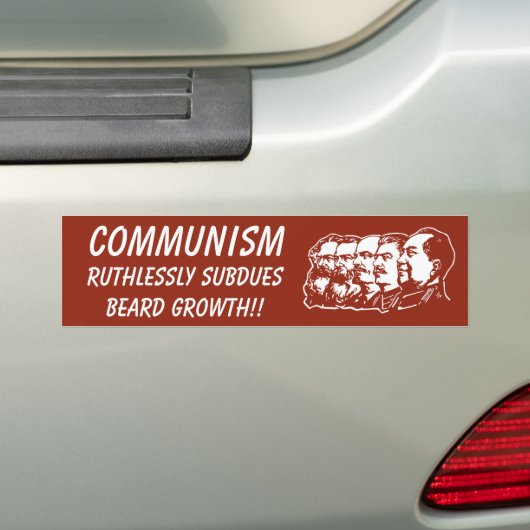 De waarheid over het communisme bumpersticker (Op auto)