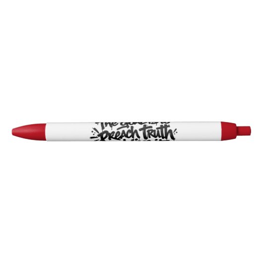 De Waarheid Prediken Zwarte Inkt Pen (Voorkant)