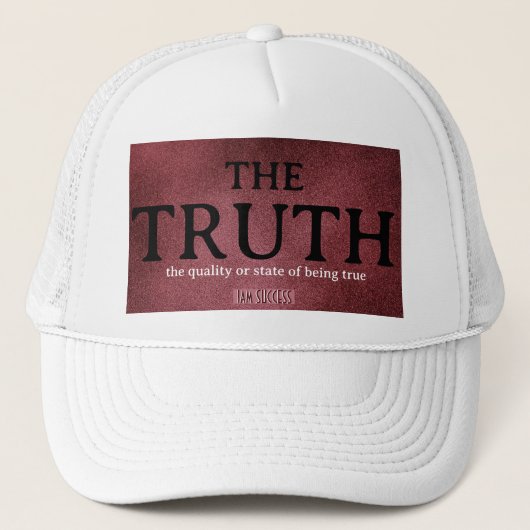 DE WAARHEID TRUCKER PET (Voorkant)