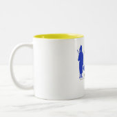 De waarheid van God (koffie-mok) Tweekleurige Koffiemok (Links)