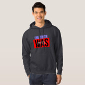 De waarheid was "lege" minimalistische stijl hoodie (Voorkant volledig)