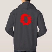De waarheid was "lege" minimalistische stijl hoodie (Achterkant)