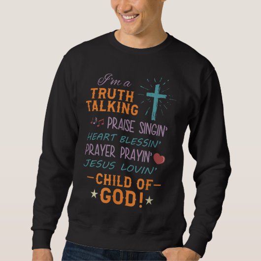 De waarheid werpt het kind van God dat zich moet b Trui (Voorkant)